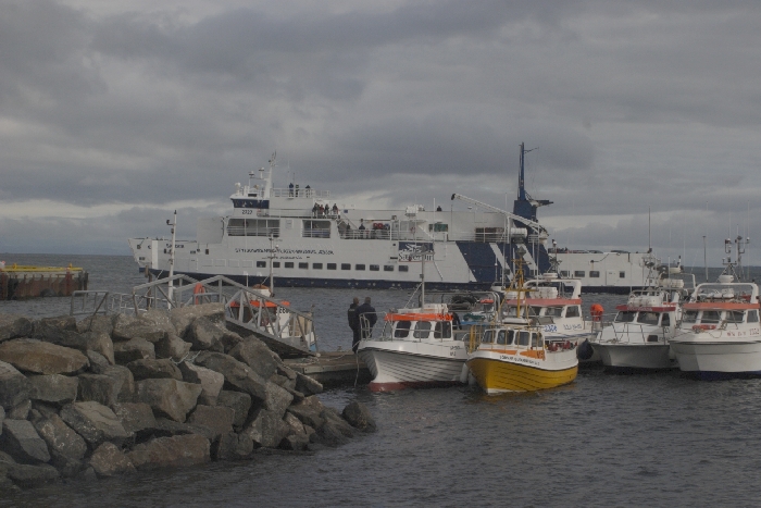 &Uuml;berfahrt von Westfjorde &uuml;ber Flatey nach Stykkisholmur