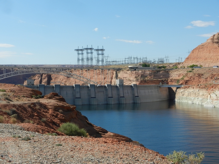 US 89.Lake Powell.Glen Canyon Dam