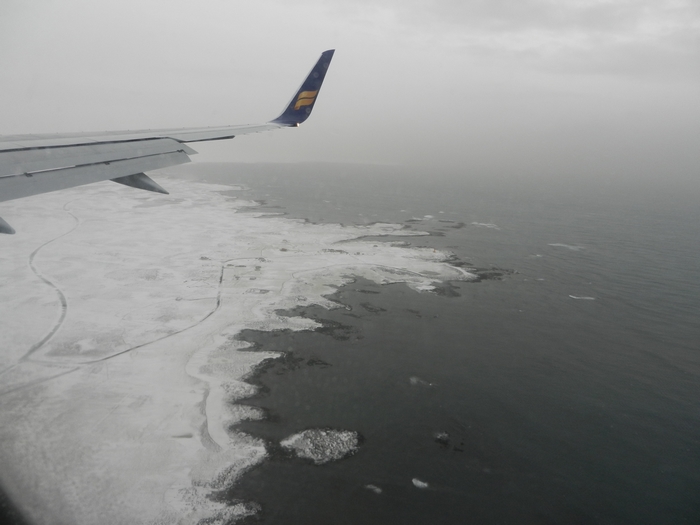 Landeanflug Iceland