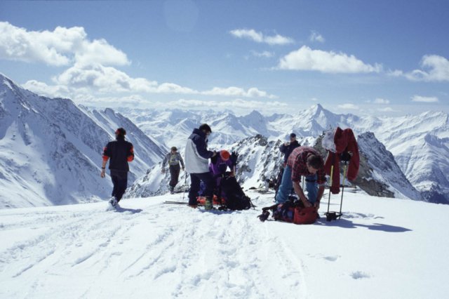 Rast am T&uuml;rmljoch